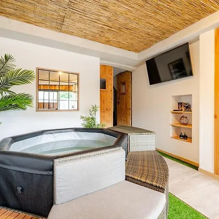 Nuit Romantique Avec Spa Privatif Meilhaud Exterior foto